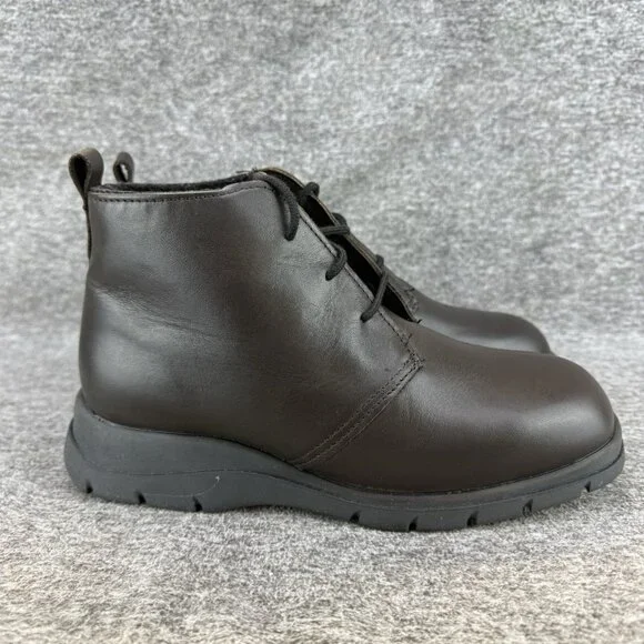 ✅Womens 7.5M Wanderlust Sudbury Chukka Boots Waterproof Brown Aqua Canada Insole - Picture 9 of 13